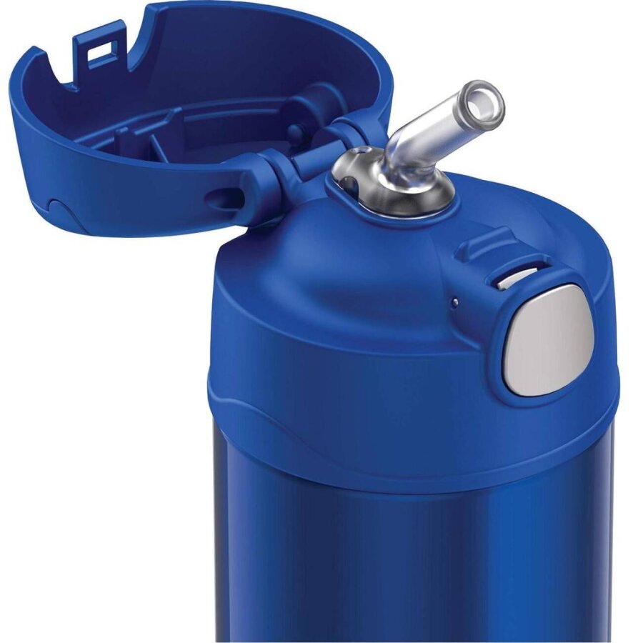 F401 Funtainer SS Çocuk Pipetli Termos Blue - 2