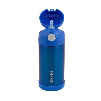 F401 Funtainer SS Çocuk Pipetli Termos Blue - 4