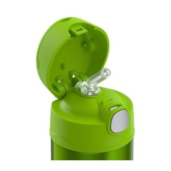 F401 Funtainer SS Çocuk Pipetli Termos Lime - 4
