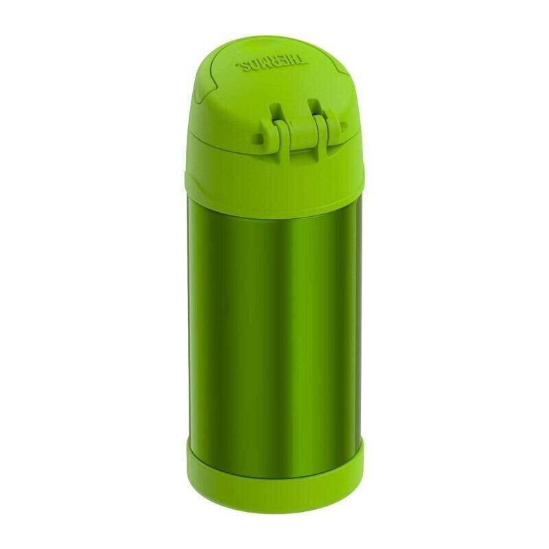 F401 Funtainer SS Çocuk Pipetli Termos Lime - 5