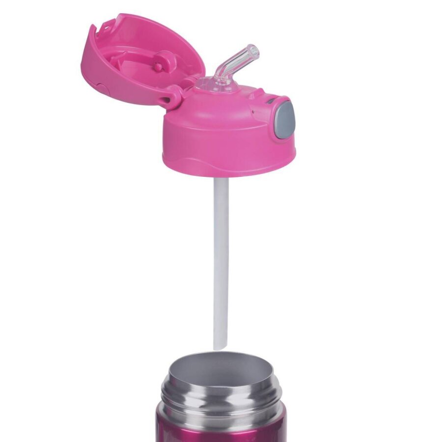 F401 Funtainer SS Çocuk Pipetli Termos Pink - 5