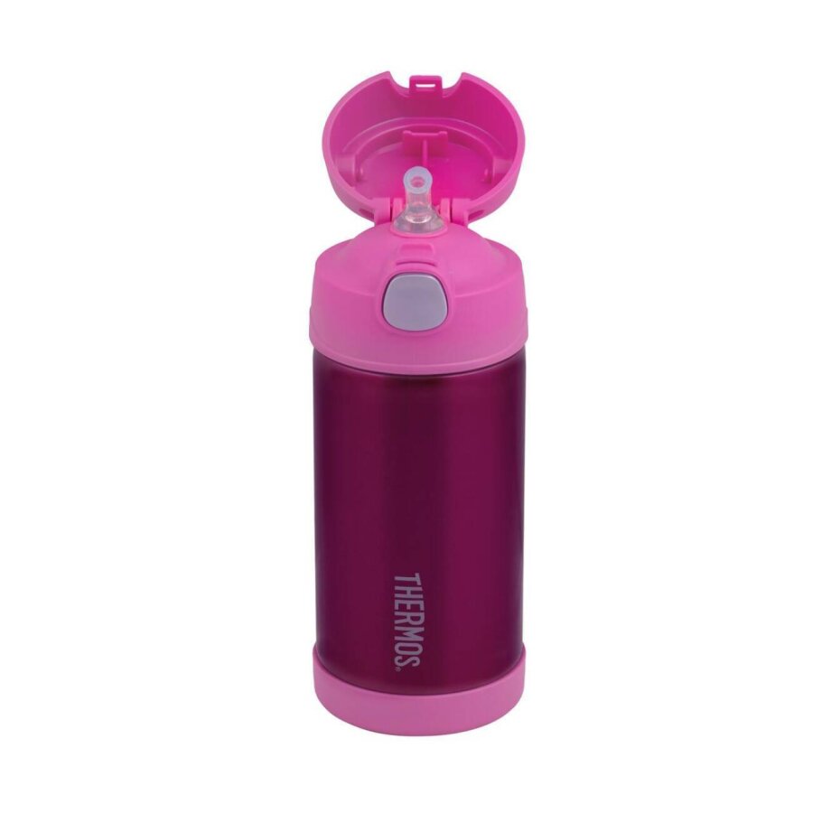F401 Funtainer SS Çocuk Pipetli Termos Pink - 6
