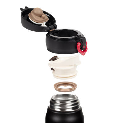 JNL-600 Ultralight Mug 0,60L Deep Black w/Red - 7