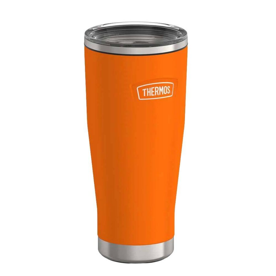 Icon IS115 0,53L Slide Lock Mug Orange w/Straw - 3