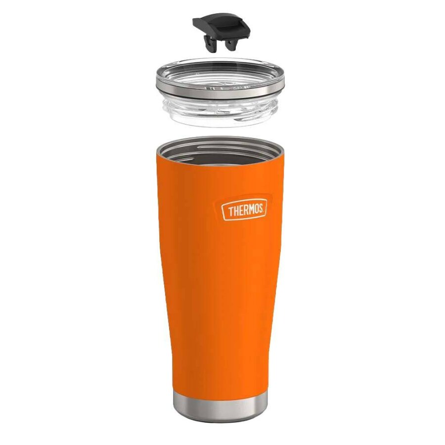 Icon IS115 0,53L Slide Lock Mug Orange w/Straw - 4
